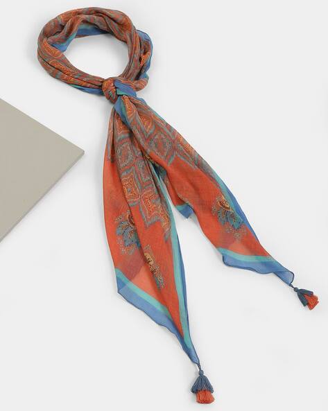 Buy Orange Caps, Scarves More for Girls by Aarke Ritu Kumar