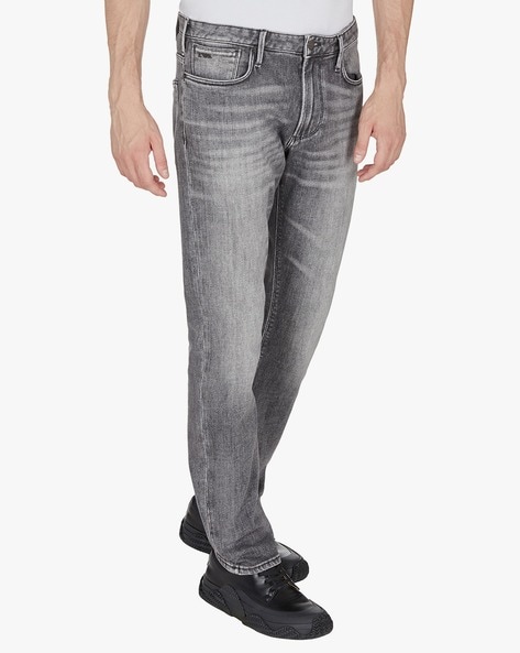 Emporio Armani Jeans Black | Mainline Menswear