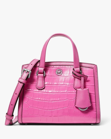 Buy Michael Kors Greenwich Small Saffiano Leather Crossbody Bag | Pink  Color Women | AJIO LUXE