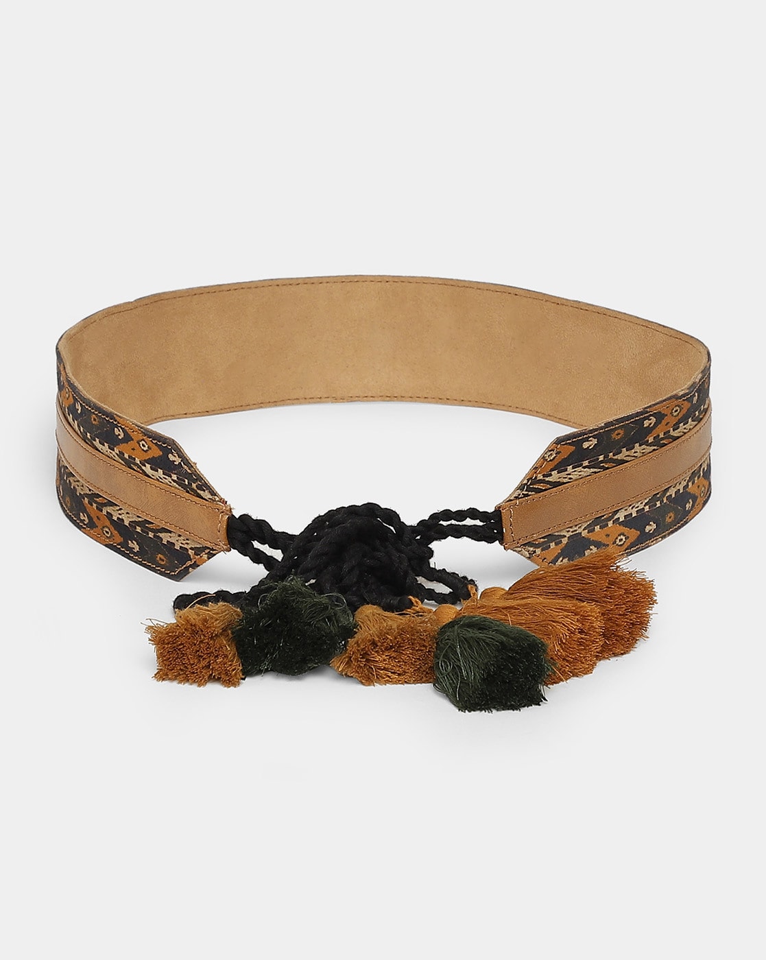 Women's belt decorated with openwork eyelets