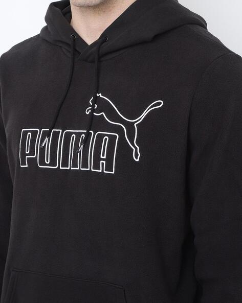 Puma oversized cheetah shop print polar fleece jumper