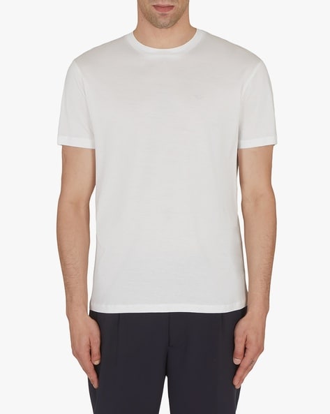 Buy EMPORIO ARMANI Travel Essential Blended Regular Fit T Shirt