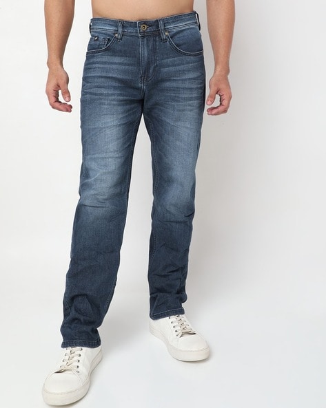 Gas Mid-Wash Slim Fit Jeans