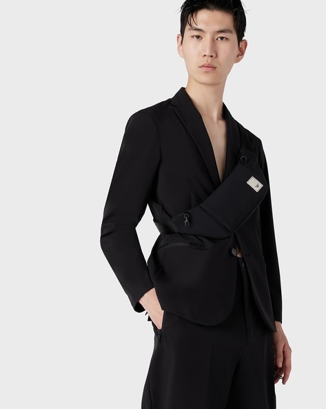 Buy Black Blazers Waistcoats for Men by EMPORIO ARMANI Online