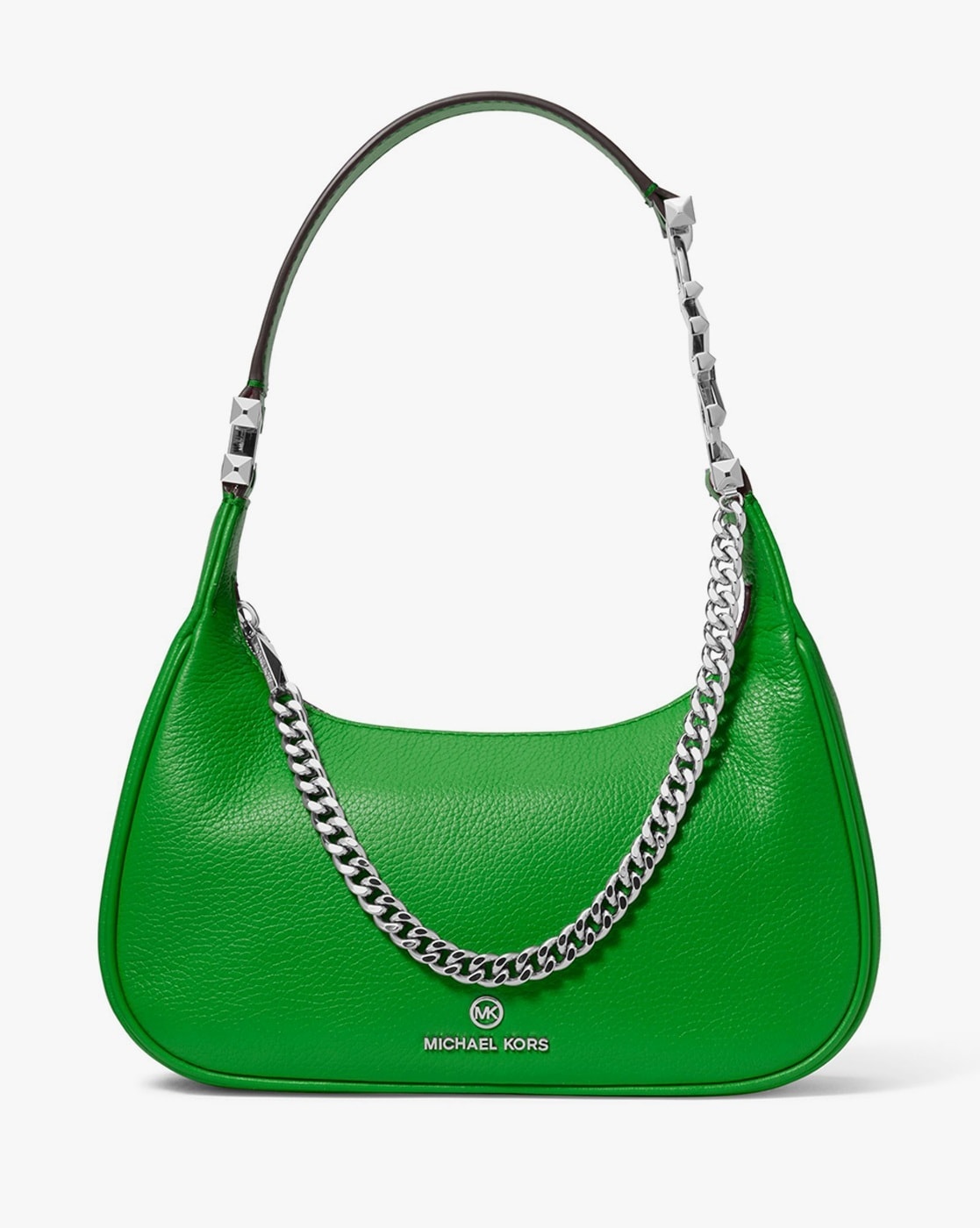 Buy Michael Kors Piper Small Pebbled Leather Shoulder Bag | Green Color  Women | AJIO LUXE