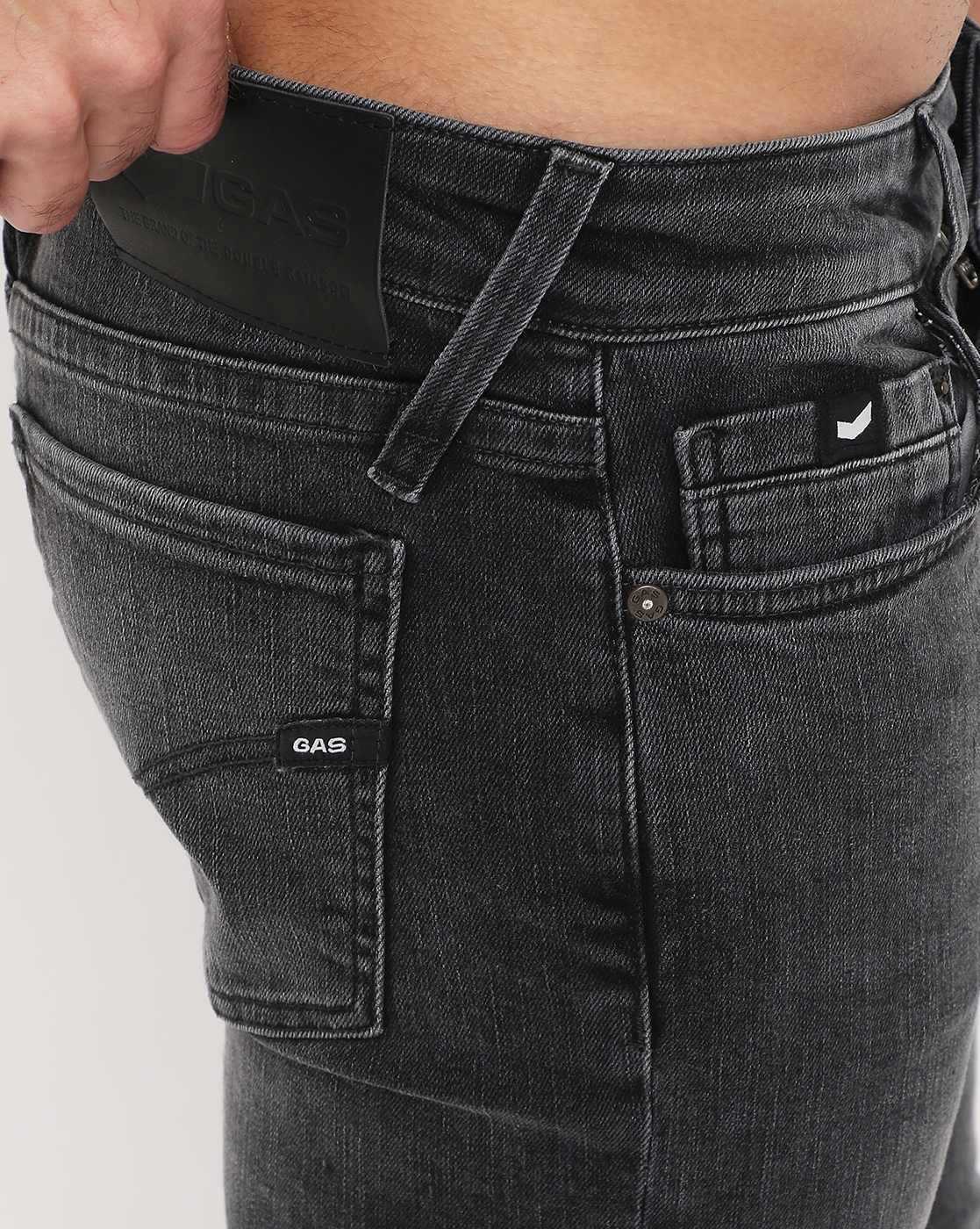 Mens GAS Jeans Jeans | Sax Zip Pk W706: Dark Denim Shade Skinny Jeans Dark  Denim Shade | MARUSA balloon