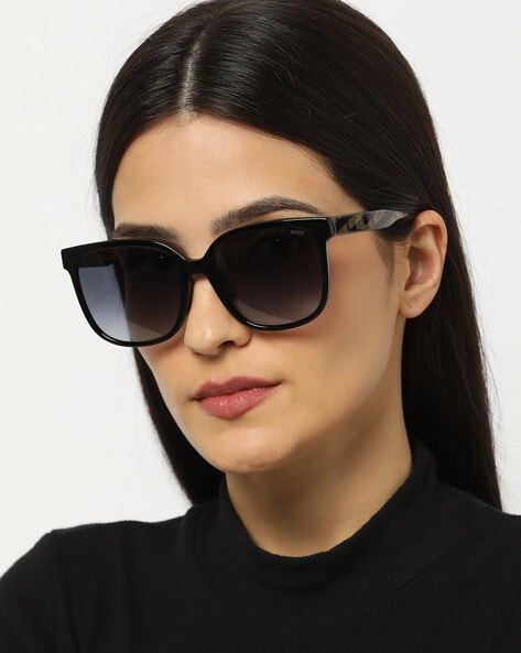Bottega Veneta® Women's Classic Square Sunglasses in Black / Grey. Shop  online now.