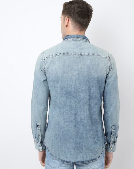 Buy Blue Shirts for Men by Pepe Jeans Online | Ajio.com