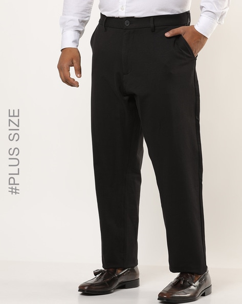 Buy U.S. Polo Assn. Slim Fit Flat Front Trousers - NNNOW.com