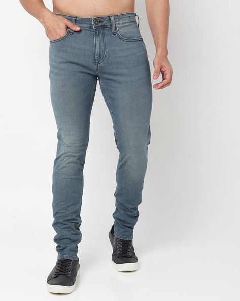 Gas Lightly Washed Skinny Fit Jeans