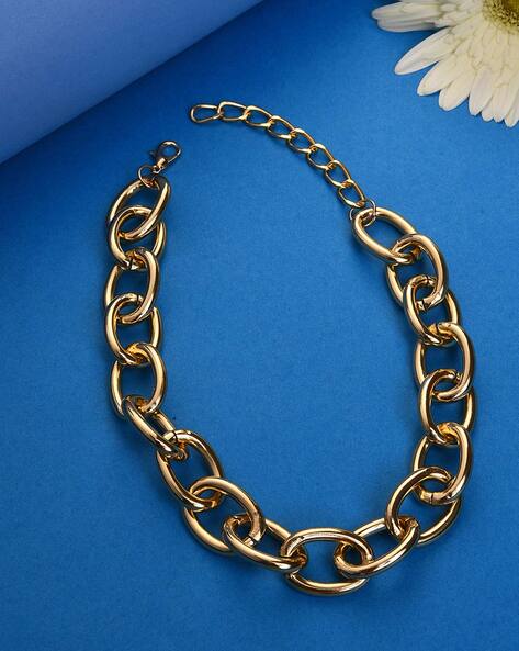 chunky chain necklace | famke