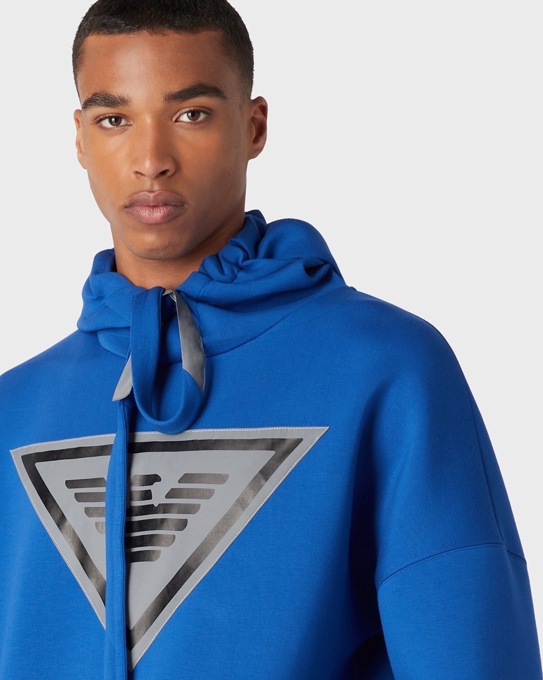 Armani on sale blue hoodie