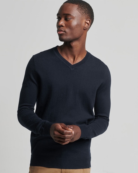Buy Navy Blue Sweaters & Cardigans for Men by SUPERDRY Online