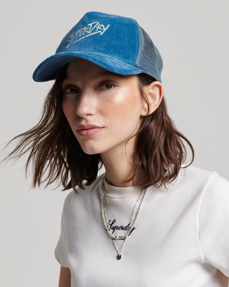 Buy Pottery Blue Caps Women by & Online SUPERDRY for Hats