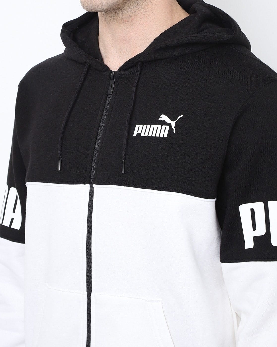 Full Sleeve Hoodie Puma In Bd Power Colorblock Sportstyle Core
