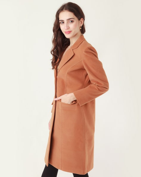 Tan peacoat outlet womens