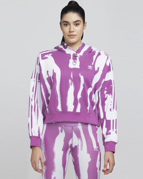 Adidas originals store purple hoodie