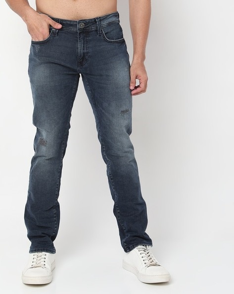 GAS ALBERT SIMPLE REV - Straight leg jeans - dark blue denim/dark blue -  Zalando.de