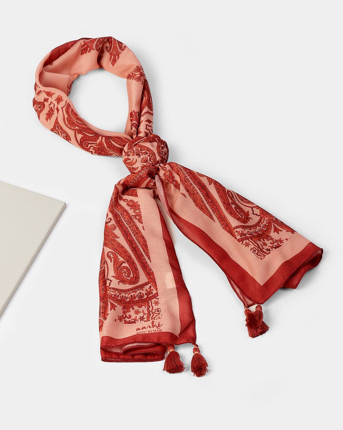 Buy Red Peach Caps, Scarves More for Girls by Aarke Ritu Kumar