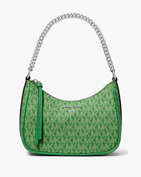 Michael kors green shoulder bag best sale