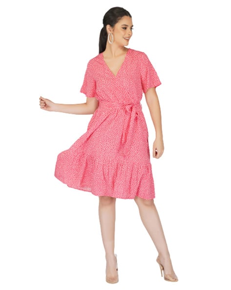 Buy Pink Dresses for Women by FREE SPIRIT FASHION Online