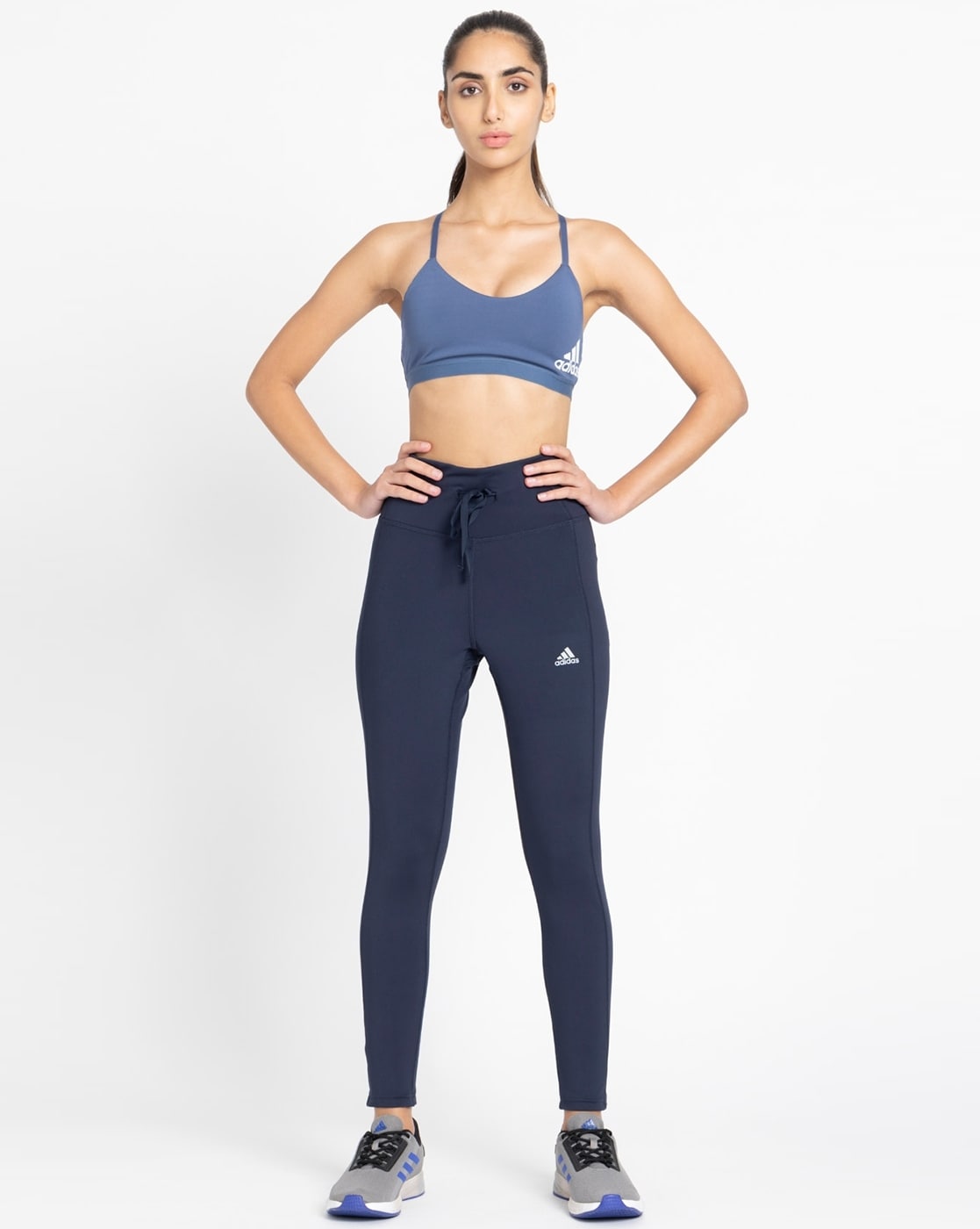 Adidas Blue Training Sports Bra - Buy Adidas Blue Training Sports Bra online  in India