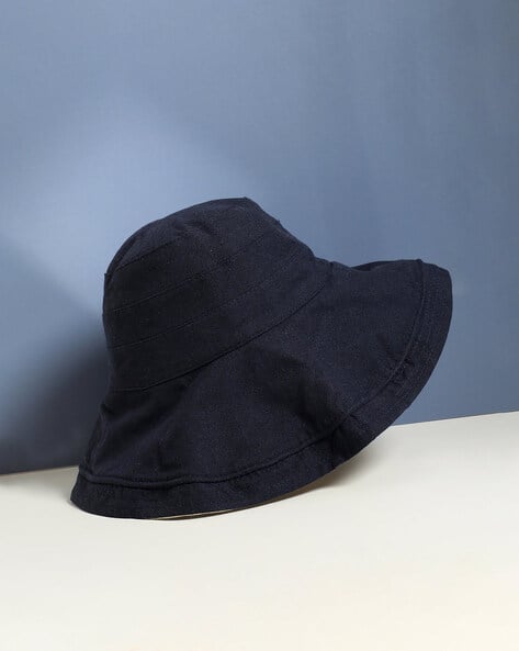 French Accent Men Panelled Bucket Hat