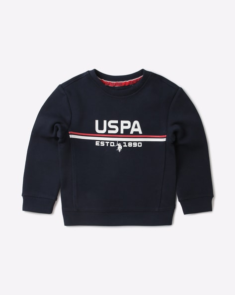 Buy Navy Blue Sweatshirts & Hoodie for Boys by U.S. Polo Assn. Online