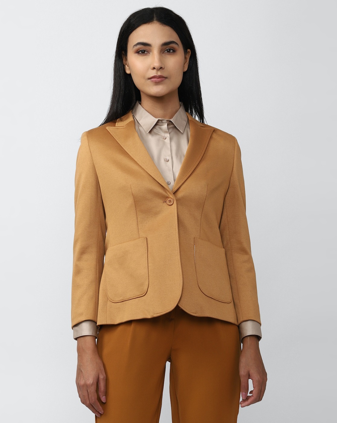 van heusen orange blazer