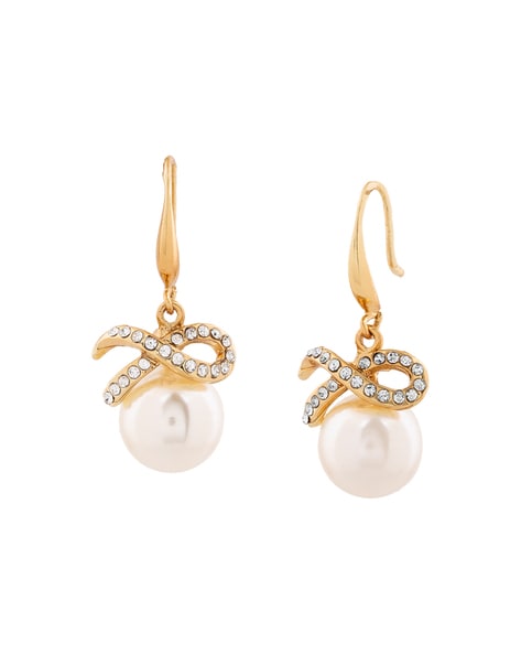 Effy Pearls 14K Yellow Gold & 9MM Freshwater Pearl Drop Earrings | TheBay