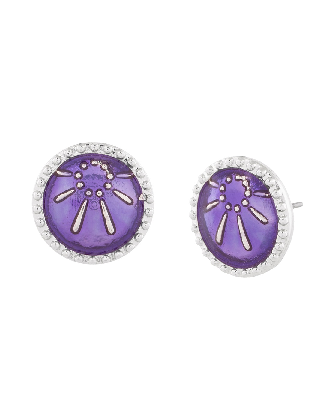 Helens Heart Earrings JE-202-2-S-Purple BridalPromPageant.com