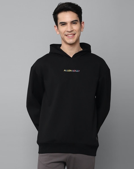 Buy Black Sweatshirt Hoodies for Men by ALLEN SOLLY Online