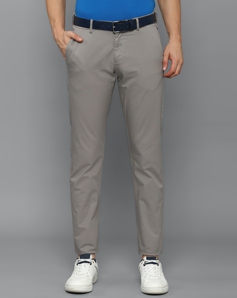 Allen Solly Men Textured Grey Trousers  Selling Fast at Pantaloonscom