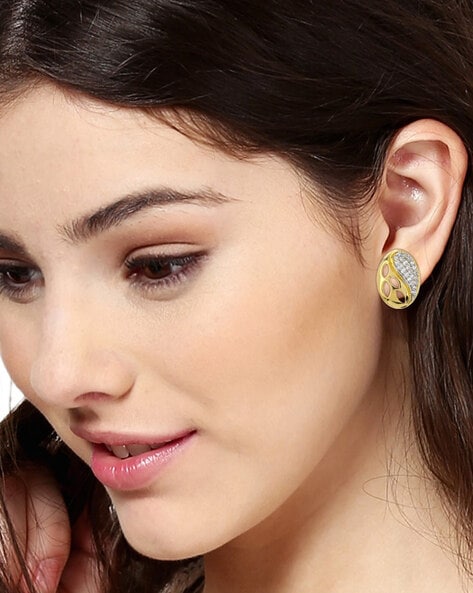 Arden Infinity Diamond Stud Earrings Jewellery India Online - CaratLane.com