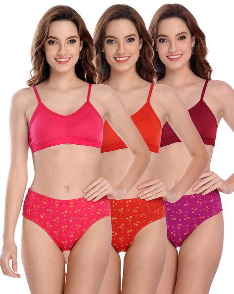 Buy Multicoloured Lingerie Sets for Women by AAMARSH Online