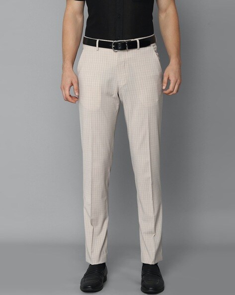 Slim Comfort B-95 Formal Beige Textured Trouser - Cairo