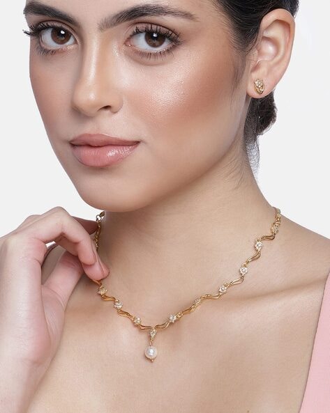 Buy Gold FashionJewellerySets for Women by Estele Online