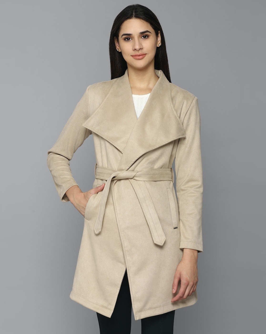 Calvin klein toggle wrap on sale coat