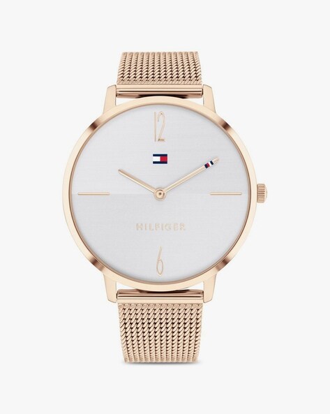 Tommy hilfiger rose gold cheap watch ladies