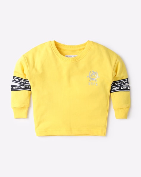 U S Polo Assn Round-Neck Cotton Sweatshirt