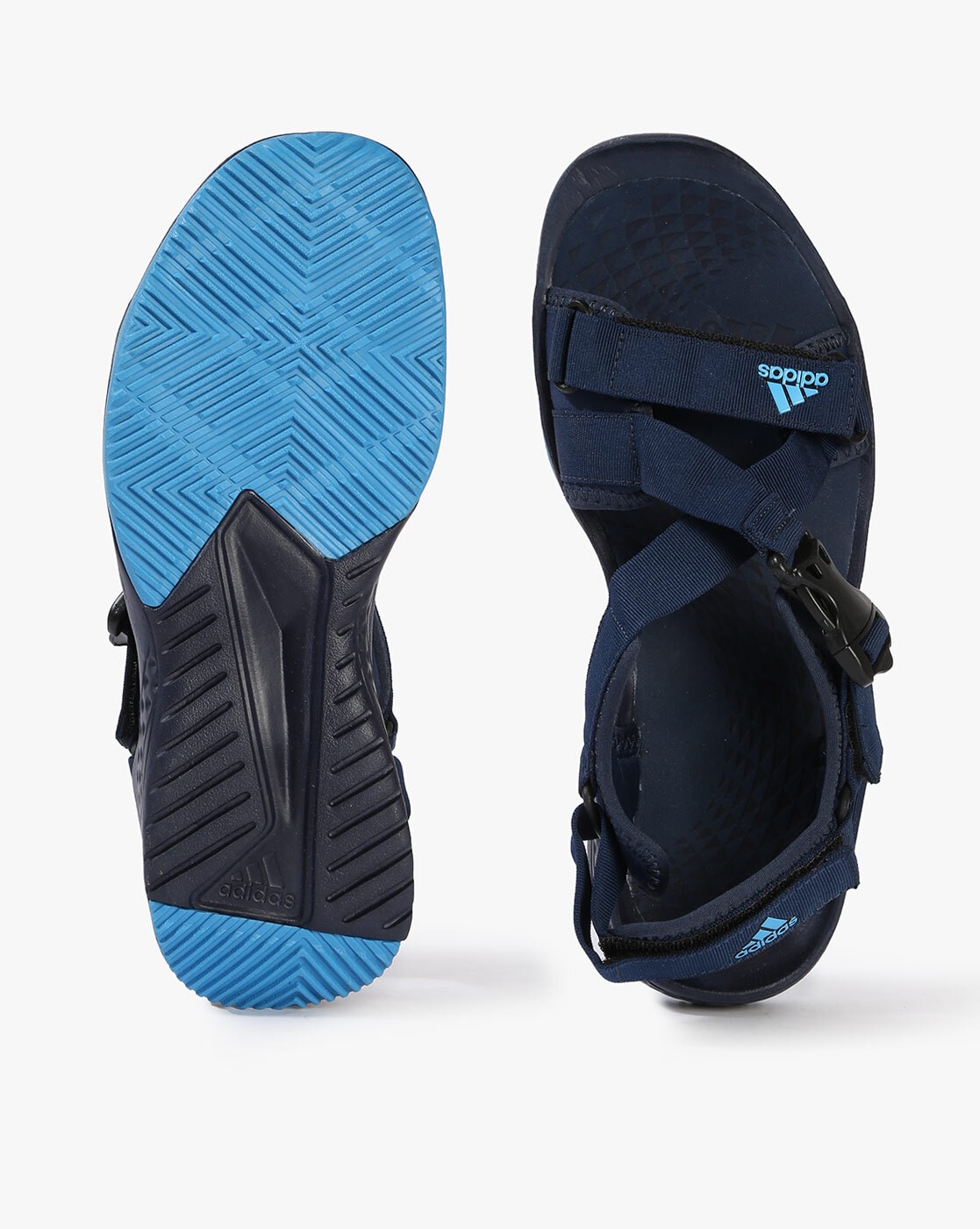 Buy Blue & Grey Sandals for Men by ADIDAS Online | Ajio.com