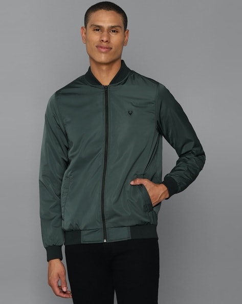 Buy Green Jackets & Coats for Men by ALLEN SOLLY Online | Ajio.com