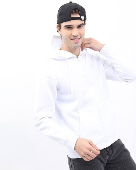Buy White Sweatshirt \u0026 Hoodies for Men by Ketch Online | Ajio.com