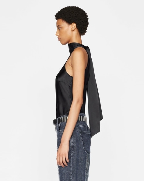 Milly black discount sleeveless top