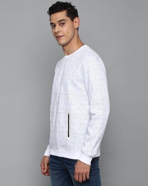 Allen solly white discount sweatshirt