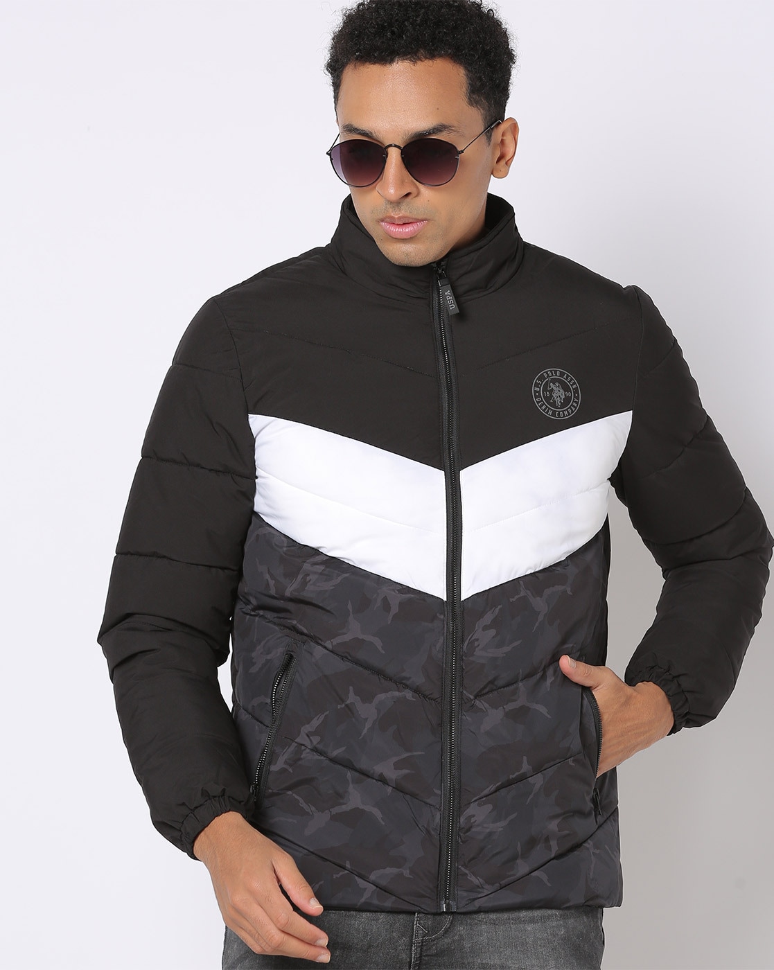 Buy U.S. Polo Assn. Striped Detail Bomber Jacket - NNNOW.com