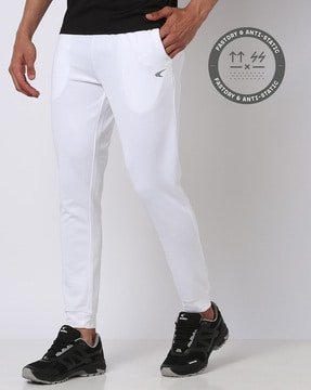 White tracksuit bottoms online men