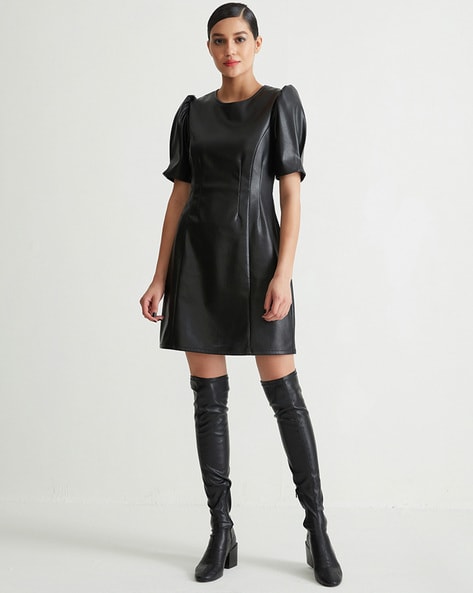 Women Leather Dresses - Buy Women Leather Dresses online in India