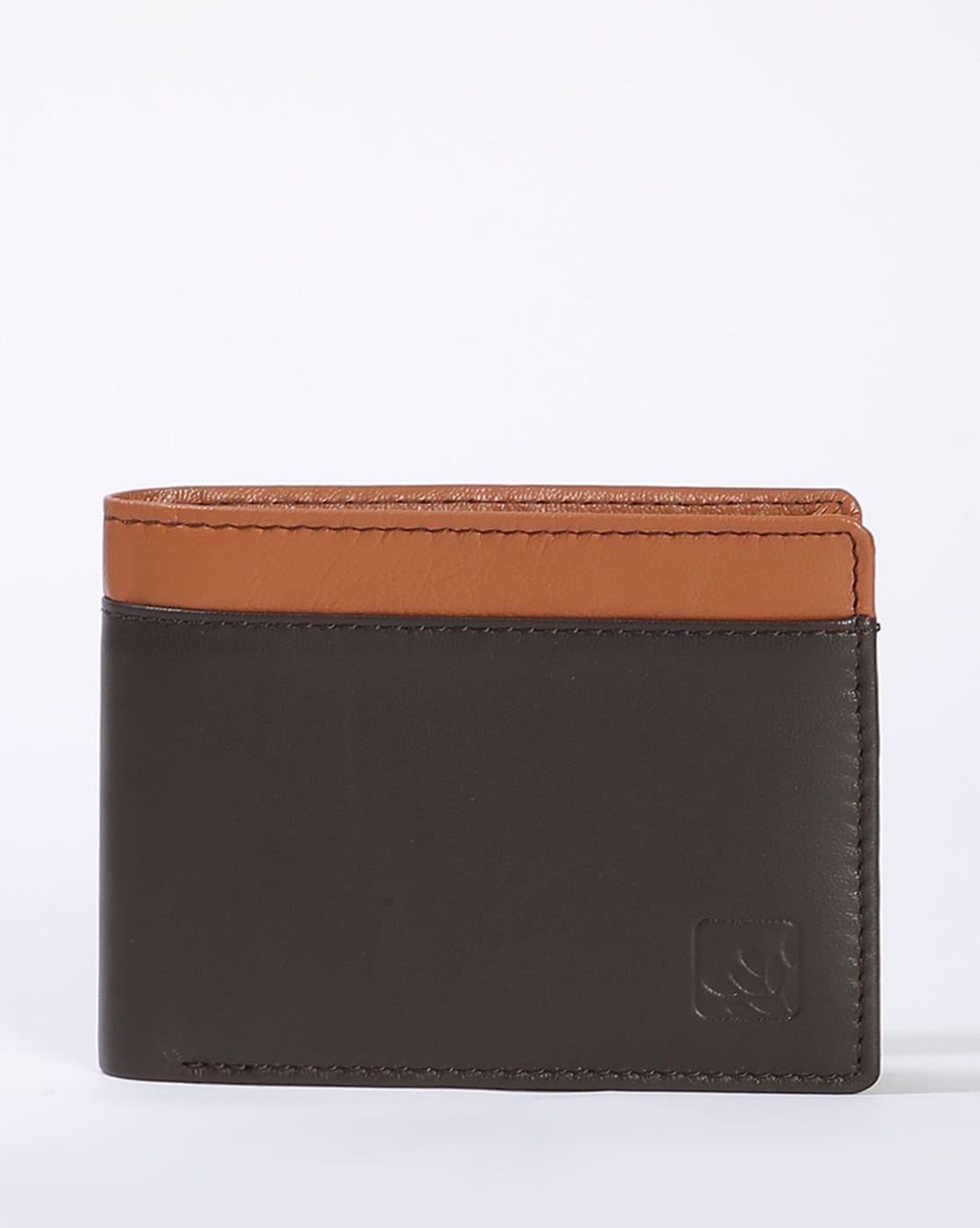 Wallet for Men in Leather Wooodland Tan/Brown Colour