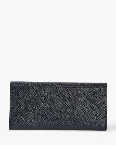 Tri-Fold Wallet with Snap-Button Closure